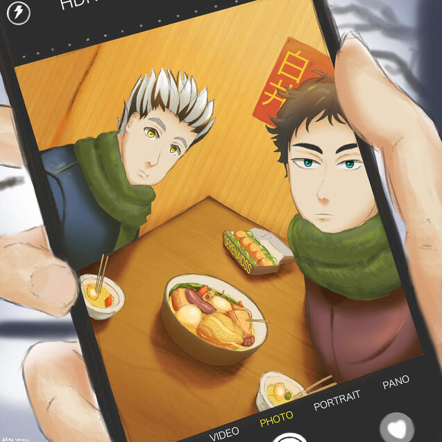 BokuAka Haikyuu! Fanart